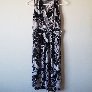 Black and white dress